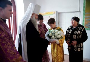 Божественная литургия в храме во имя святого благоверного князя Александра Невского г.Ртищево