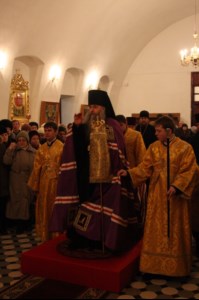 Всенощное бдение в храме во имя святого благоверного великого князя Александра Невского г. Ртищево