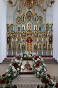 Всенощное бдение в Свято-Сергиевском женском монастыре села Алексеевка Базарно-Карабулакского района