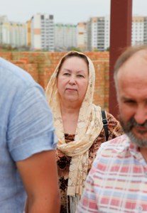 Чин основания храма во имя новомучеников и исповедников Саратовских в строящемся районе Солнечный-2 г. Саратова