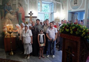Всенощное бдение в храме святого великомученика и целителя Пантелеимона г. Саратова