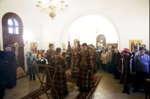 Великое освящение храма святых мучеников Адриана и Наталии г. Саратова и Божественная литургия в новоосвященном храме