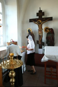 Божественная литургия в храме во имя Архангела Михаила с. Михайловка Саратовского района