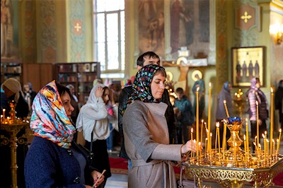 Всенощное бдение в Покровском храме г. Саратова