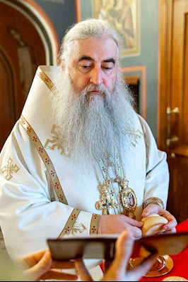 Божественная литургия в Свято-Троицком кафедральном соборе г. Саратова