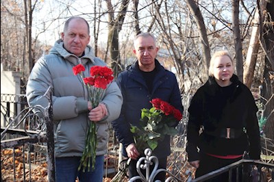 Совершена лития по братьям Никитиным