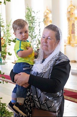 Божественная литургия в соединении с вечерней в Свято-Троицком кафедральном соборе г. Вольска