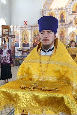 Божественная литургия в Петропавловском храме г. Аткарска