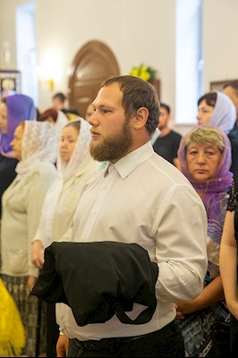 Божественная литургия в храме во имя святителя Николая Японского г. Саратова