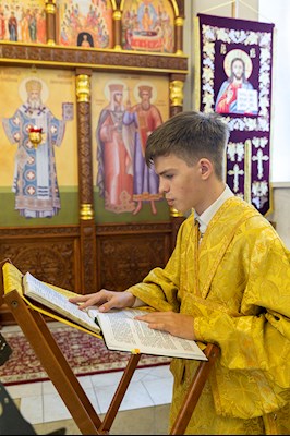 Епископ Манхэттенский Николай совершил Божественную литургию в храме святителя Николая Японского г. Саратова