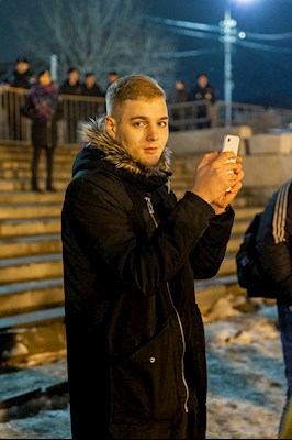 В поселке Затон прошли крещенские купания