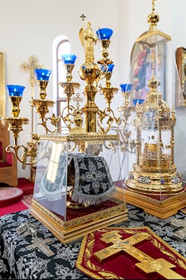 Литургия Преждеосвященных Даров и монашеский постриг в Свято-Алексиевском женском монастыре г. Саратова