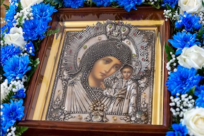 Всенощное бдение в храме в честь Казанской иконы Божией Матери р.п. Татищево