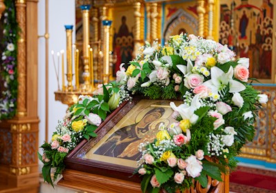 Божественная литургия в Свято-Алексиевском женском монастыре г. Саратова
