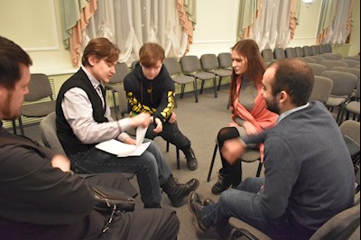 При Покровском соборе Саратова прошел молодежный «квиз»