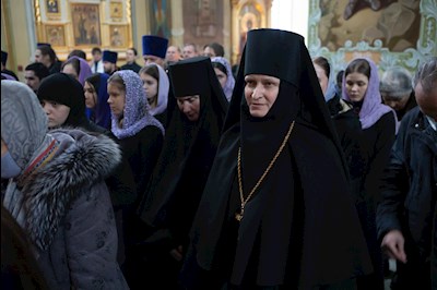 Митрополит Игнатий совершил вечернее богослужение с чином прощения в Покровском соборе г. Саратова