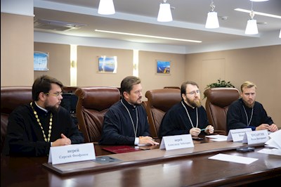Состоялась встреча митрополита Игнатия и губернатора Саратовской области Романа Викторовича Бусаргина