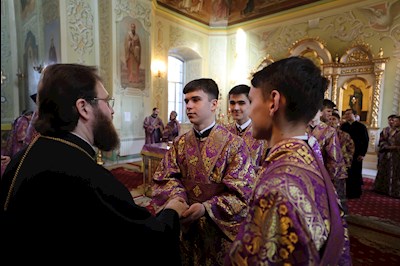 Митрополит Игнатий совершил всенощное бдение в Покровском соборе г. Саратова