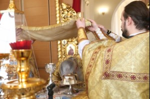 Божественная литургия и вечерня с чином прощения в Свято-Троицком кафедральном соборе г. Вольска