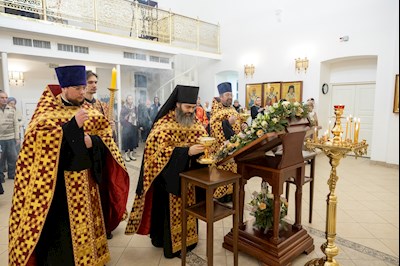 Встреча ковчега с мощами мученицы Татианы