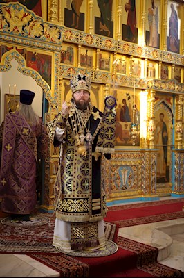 Литургия Преждеосвященных Даров в Свято-Алексиевском женском монастыре г. Саратова