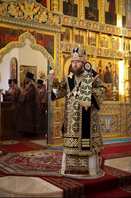 Литургия Преждеосвященных Даров в Свято-Алексиевском женском монастыре г. Саратова