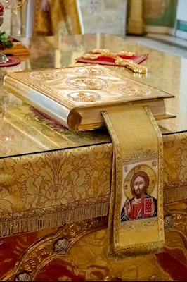 В Покровском соборе г. Саратова встретили ковчег с частицей мощей святителя Спиридона Тримифунтского