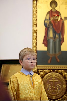 Литургия святителя Василия Великого в Георгиевском храме г. Саратова