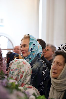 Литургия святителя Василия Великого в Георгиевском храме г. Саратова
