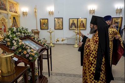 Встреча ковчега с мощами мученицы Татианы