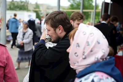 Митрополит Игнатий совершил Литургию в храме великомученика Георгия Победоносца г. Саратова