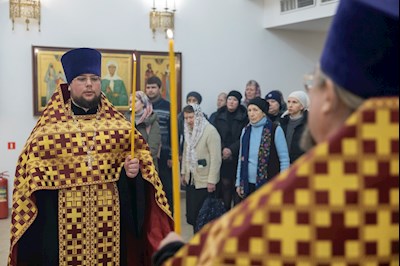 Встреча ковчега с мощами мученицы Татианы