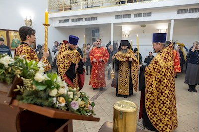 Встреча ковчега с мощами мученицы Татианы