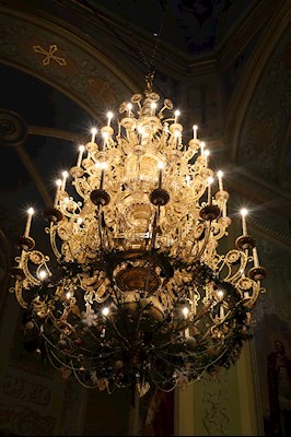 Великая рождественская вечерня в Покровском соборе г. Саратова