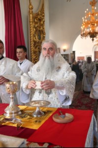 Божественная литургия в храме во имя Архангела Михаила с. Михайловка Саратовского района