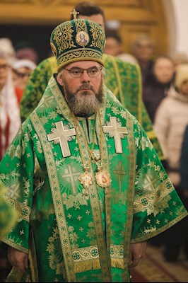 Архиереи Саратовской митрополии совершили Божественную литургию в соборном храме святого благоверного князя Александра Невского г. Ртищево
