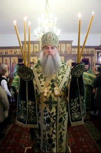Божественная литургия в храме во имя преподобного Сергия Радонежского поселок Юбилейный г.Саратова