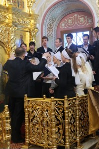 Великое освящение верхнего храма во имя Святой Живоначальной Троицы Свято-Троицкого кафедрального собора города Саратова