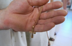 Крещальная литургия в Свято-Троицком соборе Саратова