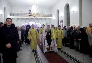 Всенощное бдение в Свято-Никольском мужском монастыре г. Саратова