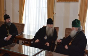 Святейший Патриарх Болгарский Неофит принял делегацию Русской Православной Церкви в своей резиденции