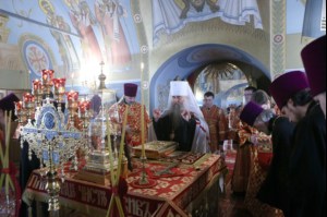 Всенощное бдение в Свято-Троицком кафедральном соборе г.Саратова