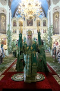 Божественная литургия в храме Сошествия Святого Духа г. Саратова