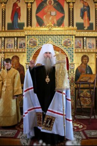 Божественная литургия в храме в честь Сретения Господня г. Саратова