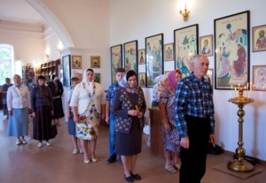 Всенощное бдение в храме в честь Рождества Христова г. Вольска