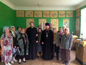 Совершен чин положения антиминса и первая Божественная литургия в храме Сошествия Святого Духа на апостолов с. Синодское Воскресенского района