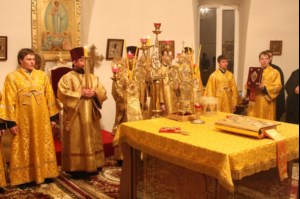 Всенощное бдение в храме во имя святого благоверного великого князя Александра Невского г. Ртищево