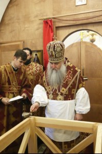 Великое освящение храма святых мучеников Адриана и Наталии г. Саратова и Божественная литургия в новоосвященном храме