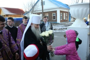 Божественная литургия в храме в честь Покрова Пресвятой Богородицы г.Петровска