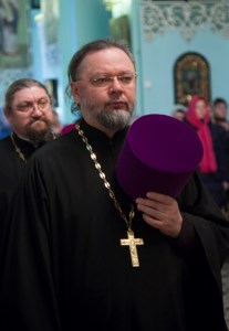 Всенощное бдение в храме в честь Сошествия Святого Духа г.Саратова